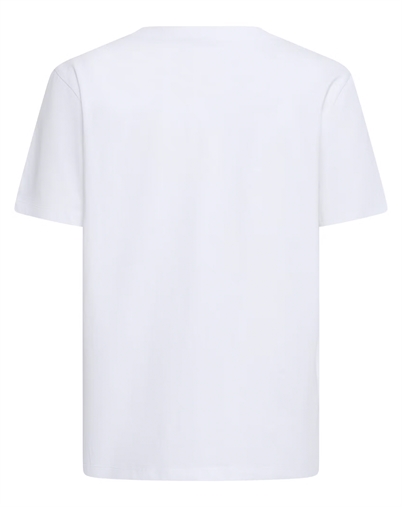 Fransa - FRElita T-shirt 1 - White Art Flower